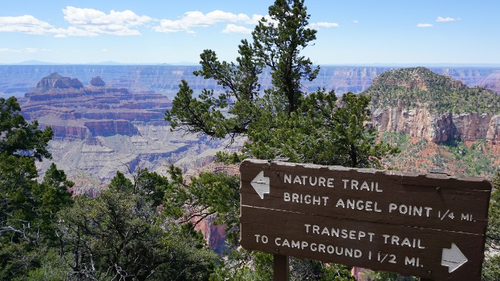 Bright Angel Trail fear of heights