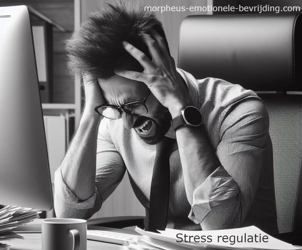 man in kantoor heef stress regulatie nodig