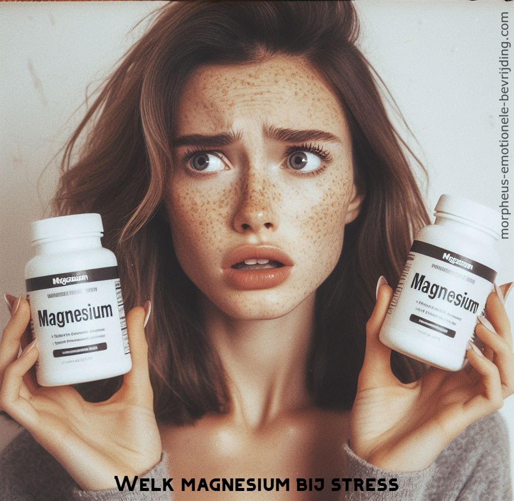 vrouw weet niet welk magnesium bij stress te kiezen
