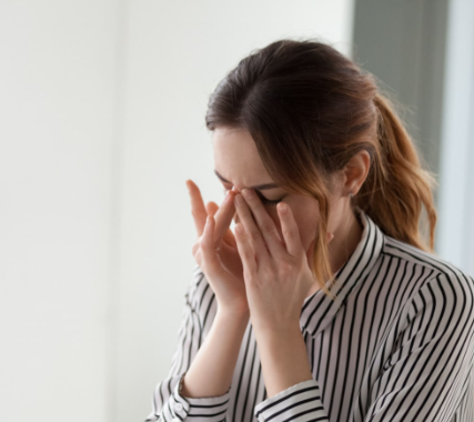 lichtflitsen oog stress symptomen