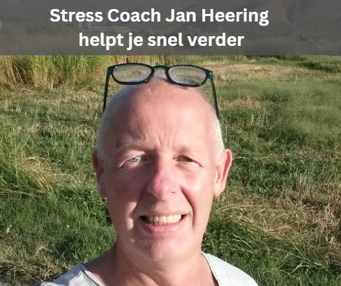 Stress coach Jan Heering geeft advies voor verminderen van stress.